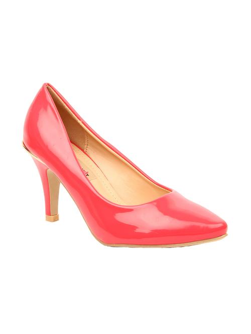 pink leather slip on pumps - 11501785 - Very Small Image - 1