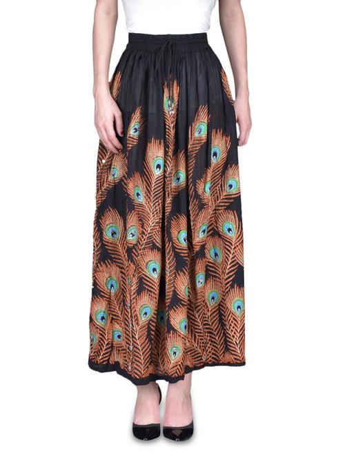 printed long length skirt - 1150201 - Very Small Image - 1