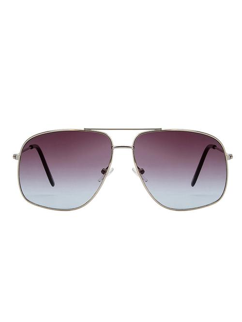 silver polarized rectangle sunglass - 11506670 - Very Small Image - 1