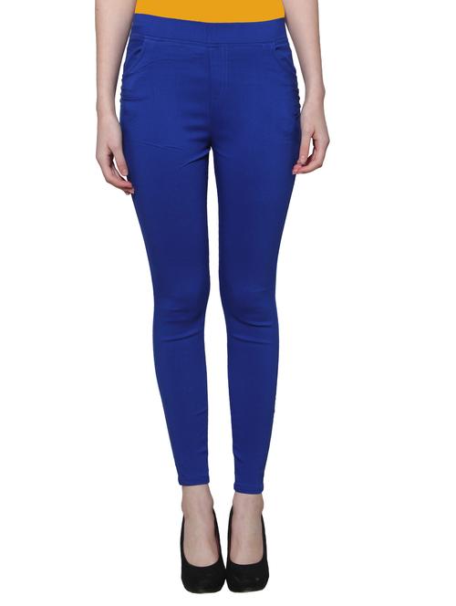 blue nylon jeggings - 11508341 - Very Small Image - 1