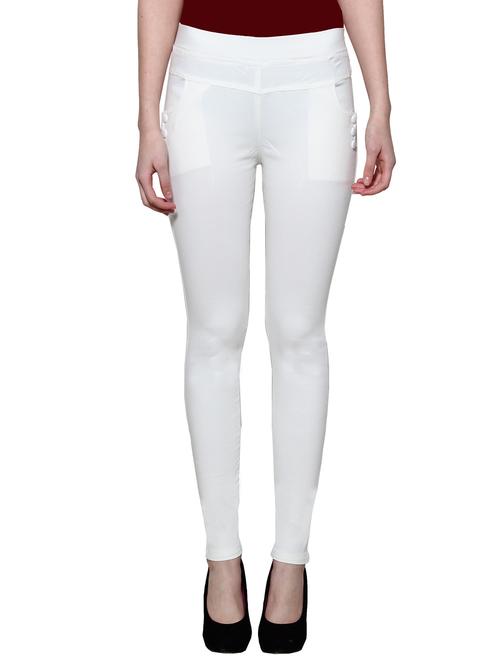 white nylon jeggings - 11508361 - Very Small Image - 1