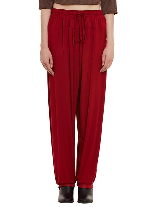 red viscose harem salwars - 11511032 - Very Small Image - 1