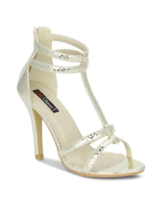 gold synthetic sandal - 11513001 - Very Small Image - 1