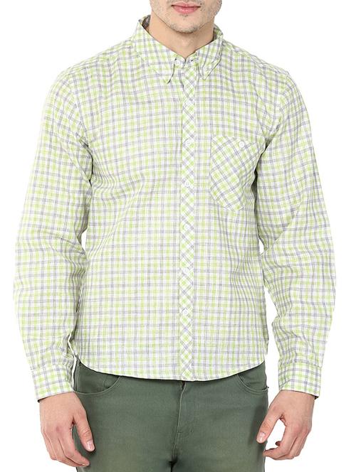 multi colored linen casual shirt - 11517033 - Very Small Image - 1