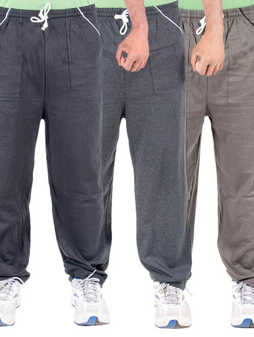 multi colored cotton  full length track pant - 11517684 - Very Small Image - 1