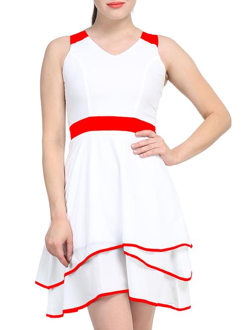 white layered dress - 11519438 - Very Small Image - 1