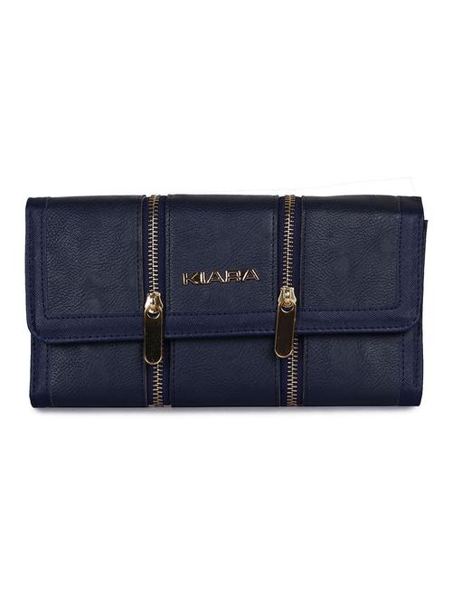 blue leatherette clutch - 1152457 - Very Small Image - 1