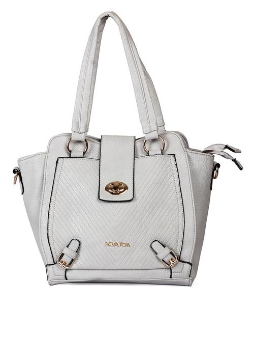 white artificial leather handbag - 1152526 - Very Small Image - 1