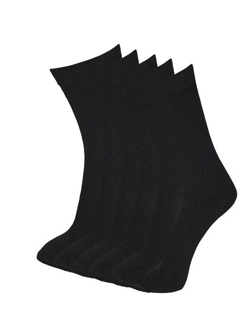 black cotton socks set of 5 - 11529878 - Very Small Image - 1
