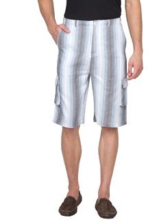 white cotton striped three - fourth - 11530875 - Very Small Image - 1