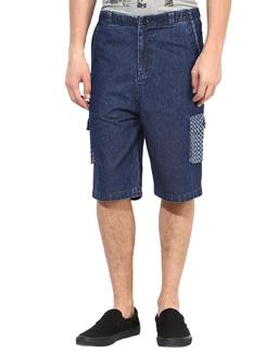 navy blue cotton three  fourths - 11530884 - Very Small Image - 1