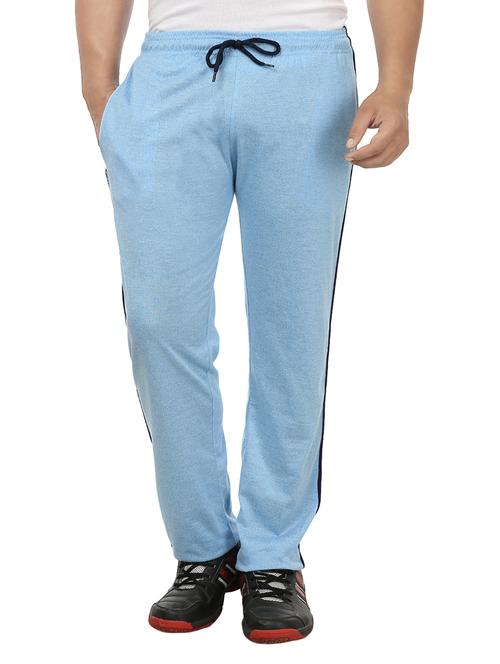 light blue cotton track pant - 11531674 - Very Small Image - 1