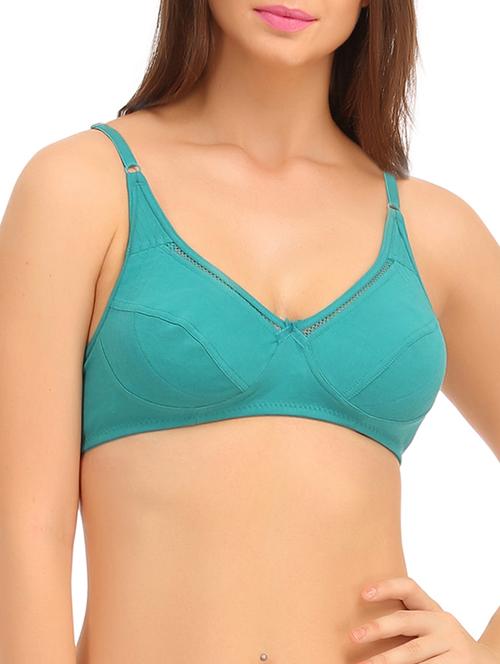 green cotton regular bra - 11533424 - Very Small Image - 1