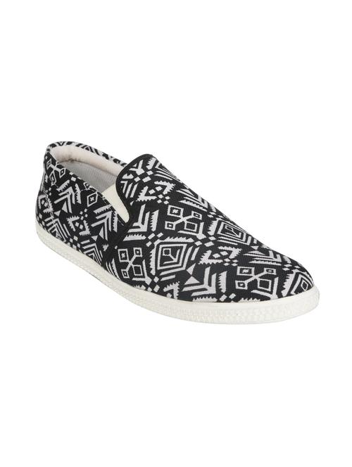 black canvas casual slipon - 11534660 - Very Small Image - 1