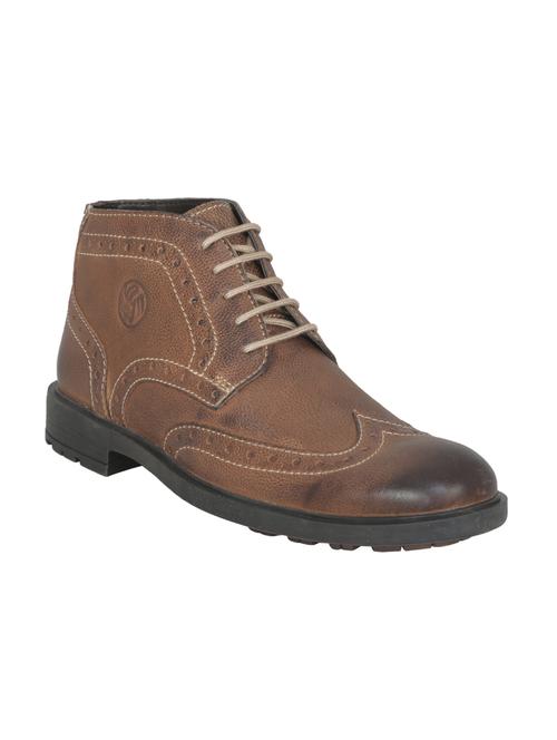 brown lace up casual boot - 11534889 - Very Small Image - 1