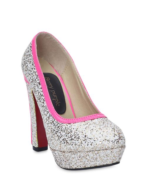 white and gold sequined heels - 1153489 - Very Small Image - 1