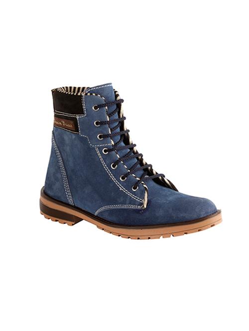 navy lace up casual boot - 11534928 - Very Small Image - 1