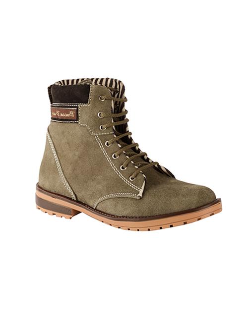 green lace up casual boot - 11534929 - Very Small Image - 1
