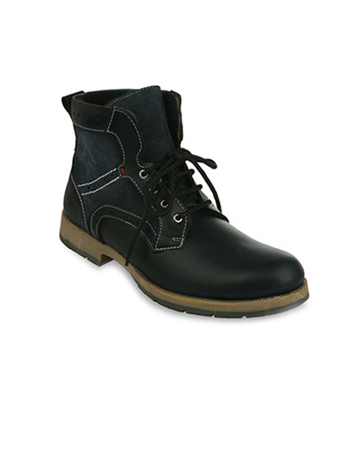 blue  lace up casual boot - 11534978 - Very Small Image - 1