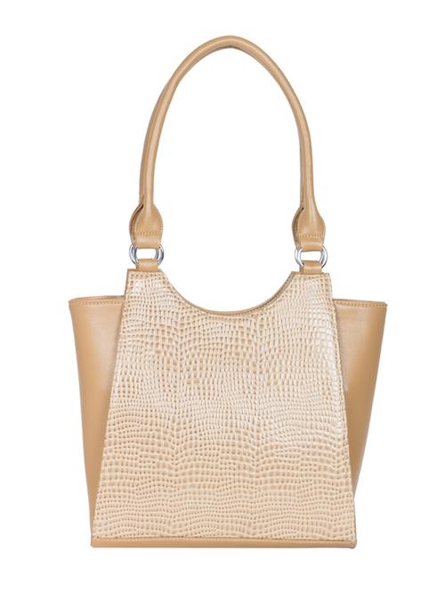 beige leatherette handbag - 11536176 - Very Small Image - 1