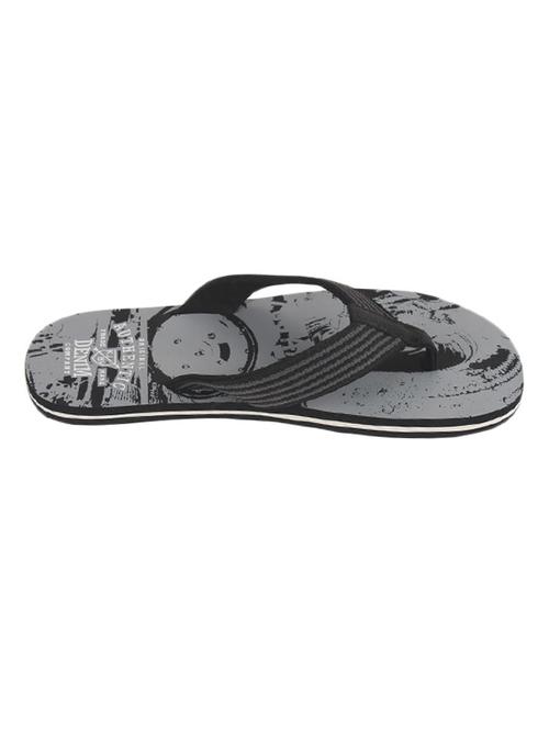 grey printed casual  flip flop - 11536465 - Very Small Image - 1