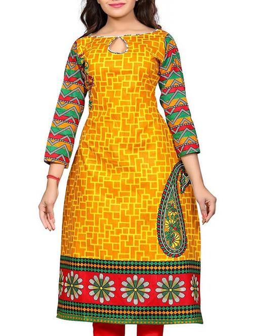 women's straight kurta - 11539711 - Very Small Image - 1