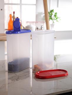 tupperware modular mate oval 2.3l spice container with pour seal - set of 2 - 11541197 - Very Small Image - 1