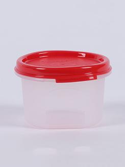 tupperware red plastic modular mate round 200 ml airtight container - set of 4 - 11541222 - Very Small Image - 1