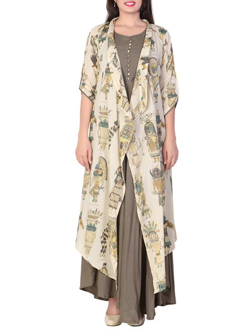 white cotton kurti - 11541946 - Very Small Image - 1