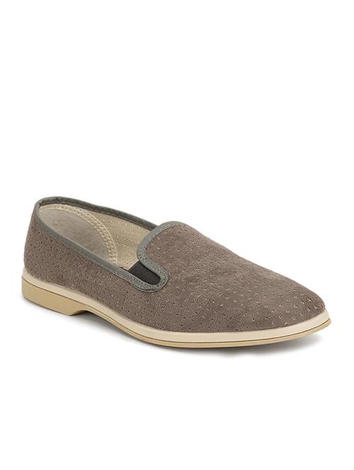 brown fabric casual slip on - 11549097 - Very Small Image - 1