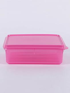tupperware pink plastic 2 l sweet box - 11552157 - Very Small Image - 1