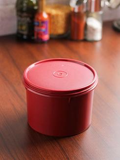 tupperware store all maroon plastic 1300 ml canister - 11552172 - Very Small Image - 1