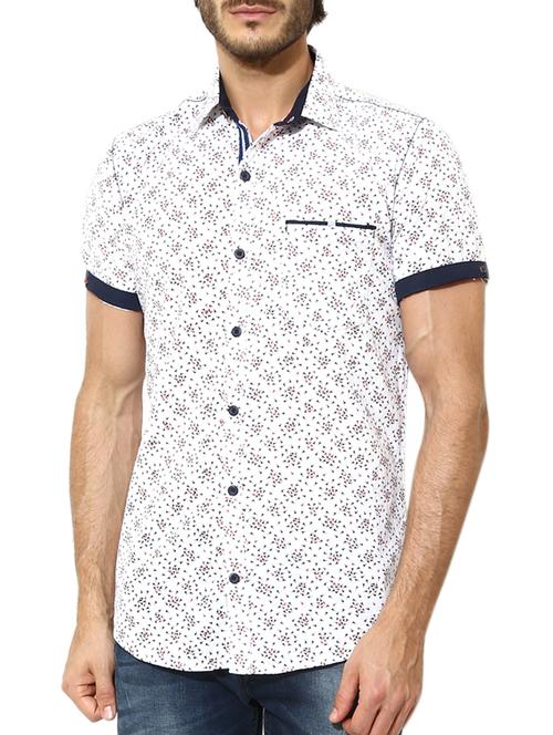 white cotton casual shirt - 11555488 - Very Small Image - 1