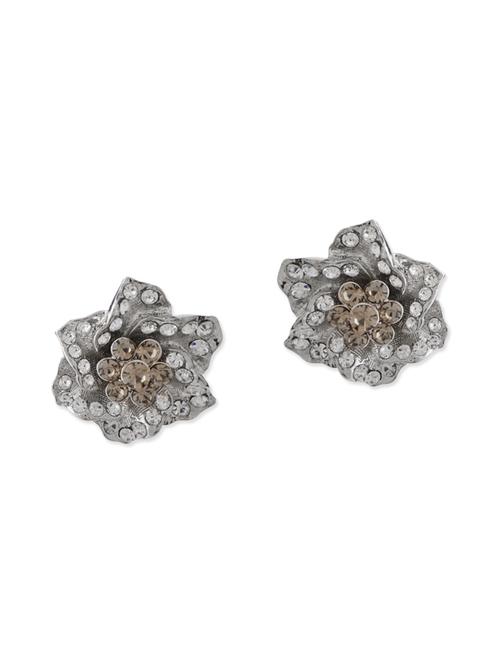silver metal studs earrings - 11556348 - Very Small Image - 1