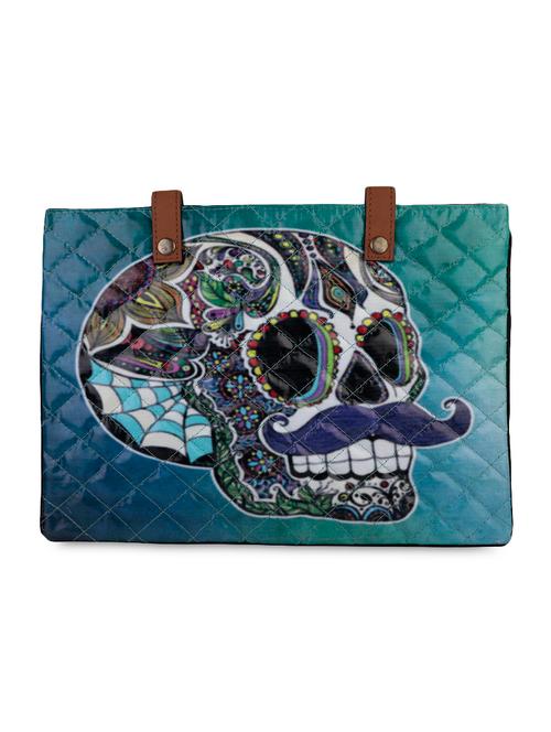 blue funky skull flex laptop sleeve - 1155811 - Very Small Image - 1