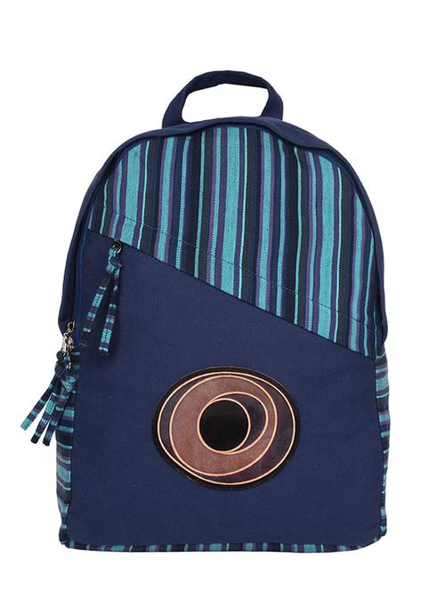 blue canvas backpack - 11570260 - Very Small Image - 1