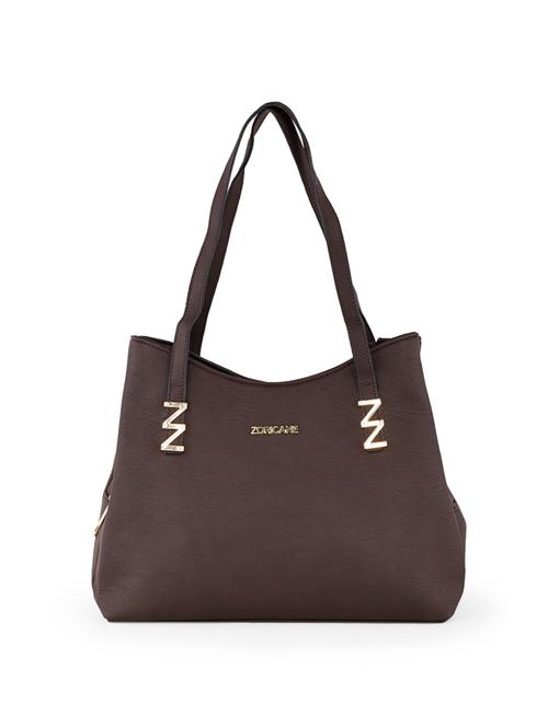 brown leatherette handbag - 11570482 - Very Small Image - 1