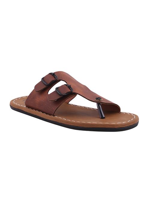 tan color, leatherette sandals - 11570897 - Very Small Image - 1