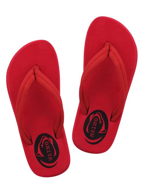 red color, rubber slippers - 11570904 - Very Small Image - 1