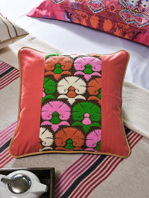 pink cotton cushion cover - 1157779 - Very Small Image - 1