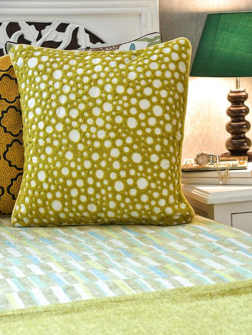 green cotton cushion cover - 1157793 - Very Small Image - 1