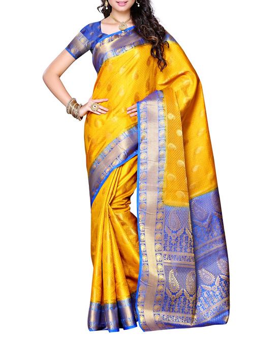 women's banarasi saree - 11578054 - Very Small Image - 1