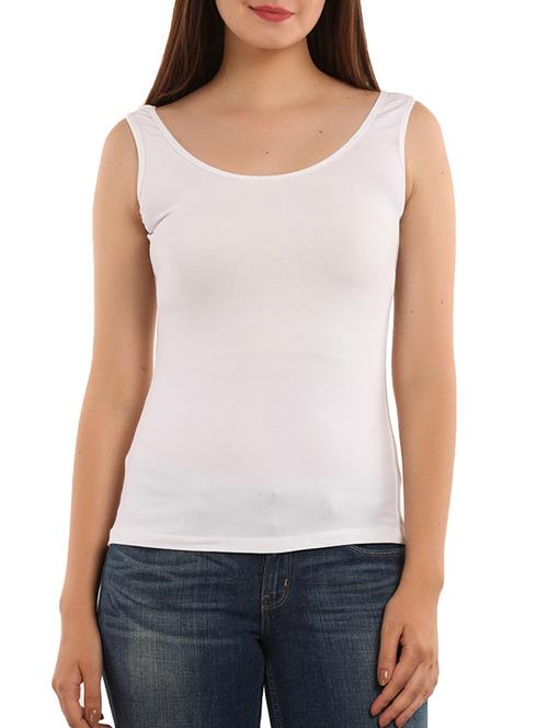 white cotton tank top - 11585171 - Very Small Image - 1