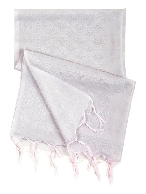 white silk blend stole - 11586244 - Very Small Image - 1