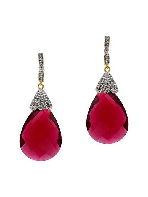 red copper drop earring - 11587512 - Very Small Image - 1
