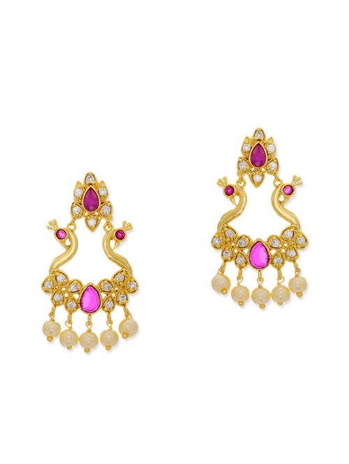 multicolor copper chandballi earring - 11587704 - Very Small Image - 1
