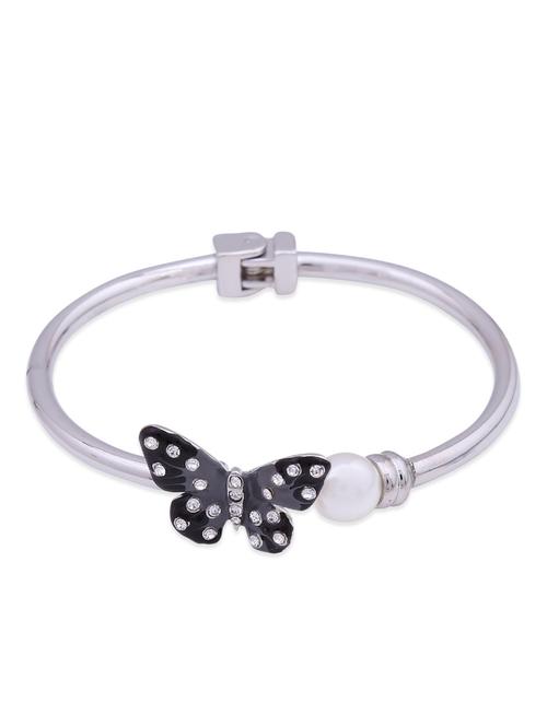 silver embellished metal bracelet - 11588107 - Very Small Image - 1