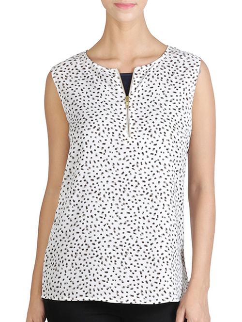 white polyester regular top - 11589269 - Very Small Image - 1