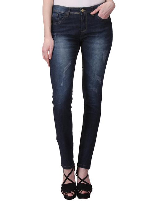 dark blue cotton jeans - 11590939 - Very Small Image - 1