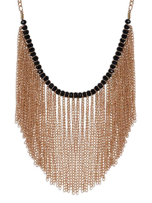 gold beaded metallic necklace - 1160063 - Very Small Image - 1